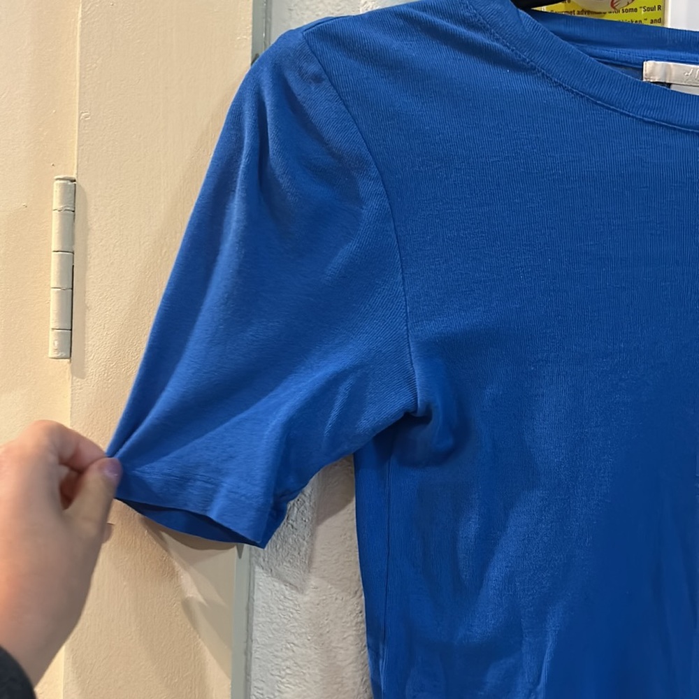 HM Blue Blouse Sz 6 - Picture 2 of 4